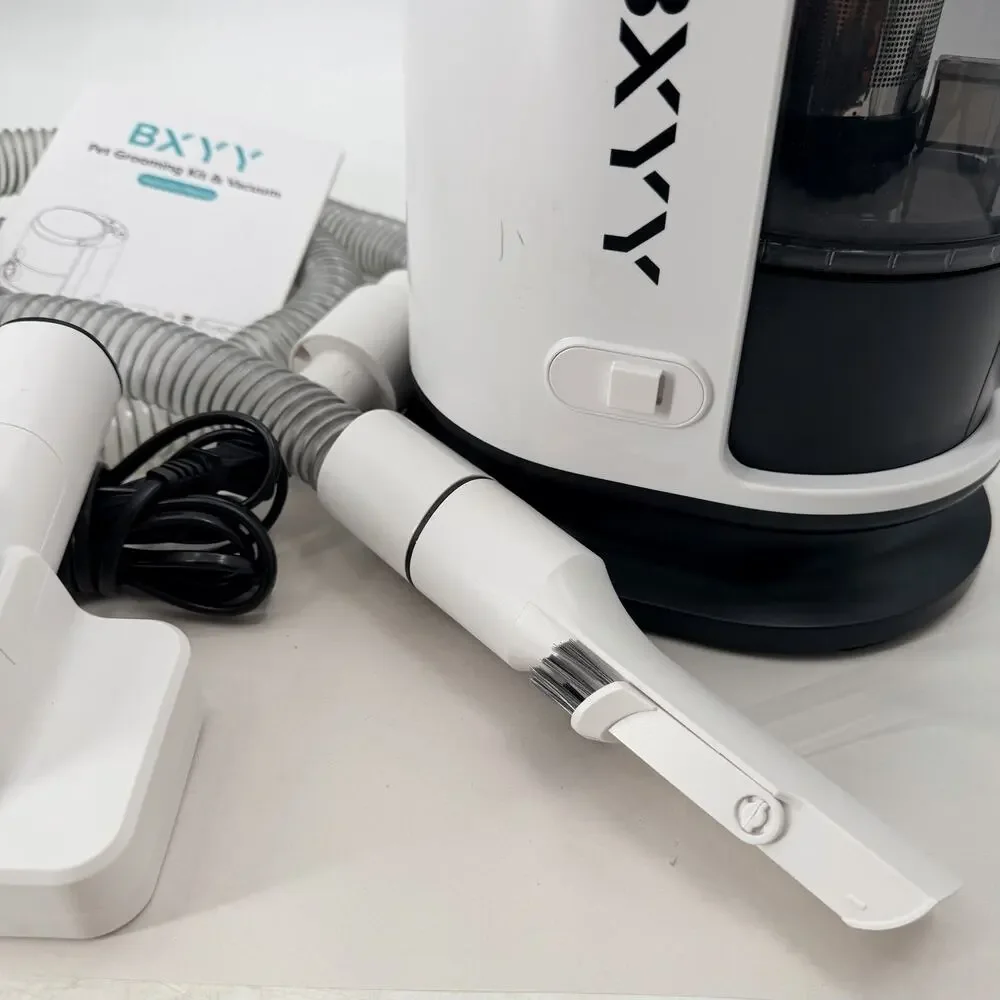 BXYY Pet Grooming Kit & Vacuum Dog Cat Hair Trimmer Deshedding - 5 Tools